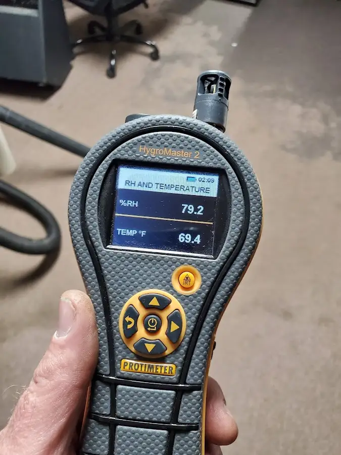 Moisture meter humidity assessment for Mold Remediation & Removal in Polk City